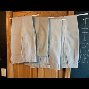 Lot of 4 men’s boot cut khakis Wrangler